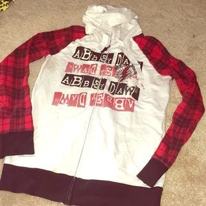 Rare abbey dawn plaid hoodie